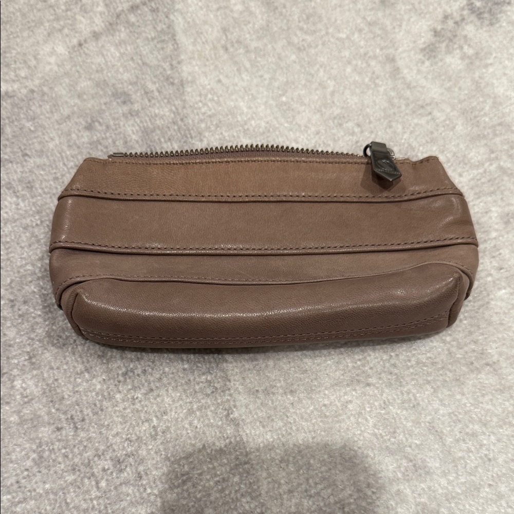 Reed Krakoff Brown Leather Zippered Pouch